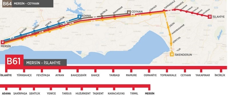 mersin ıslahiye tren