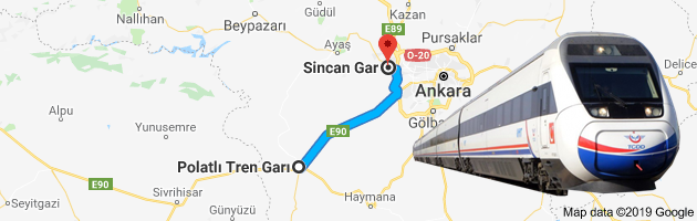 polatlı sincan tren