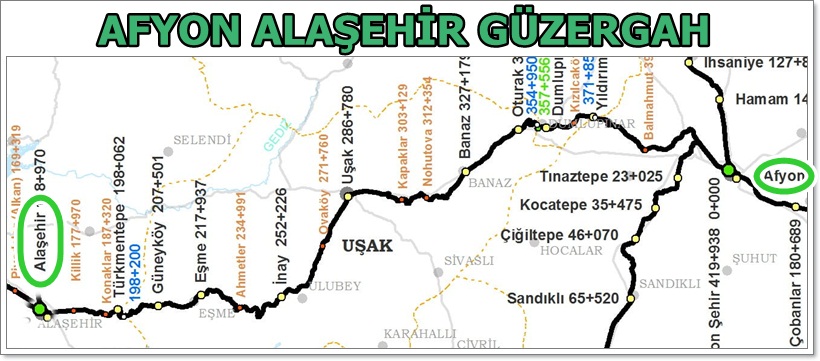 Afyon Alaşehir Tren