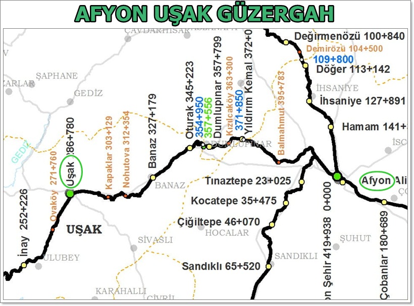 Afyon Uşak Tren