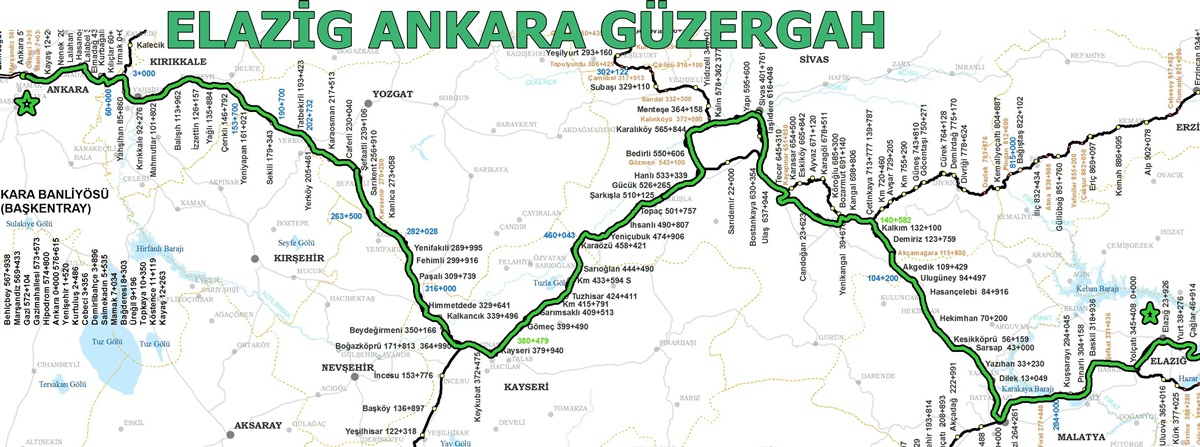 ankara elazığ tren