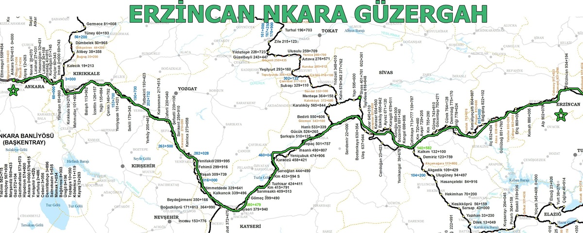 Erzincan Ankara Tren