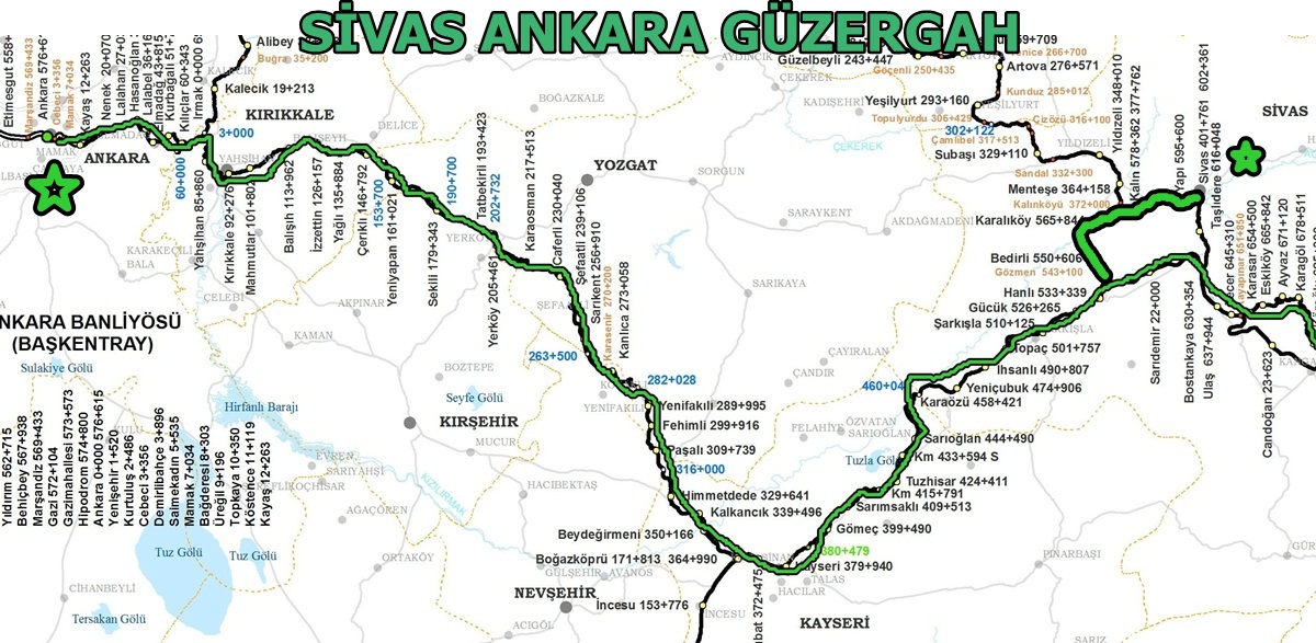 Ankara Sivas Tren