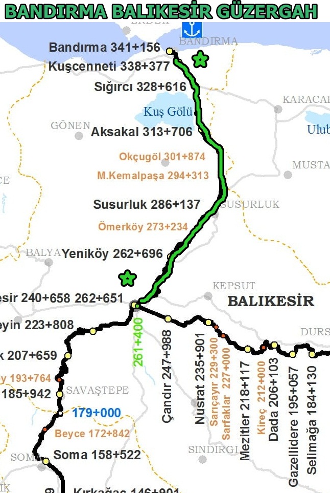 Balıkesir Bandırma Tren