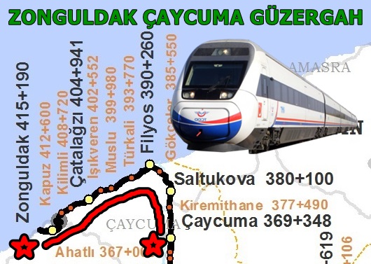 Zonguldak Çaycuma Tren