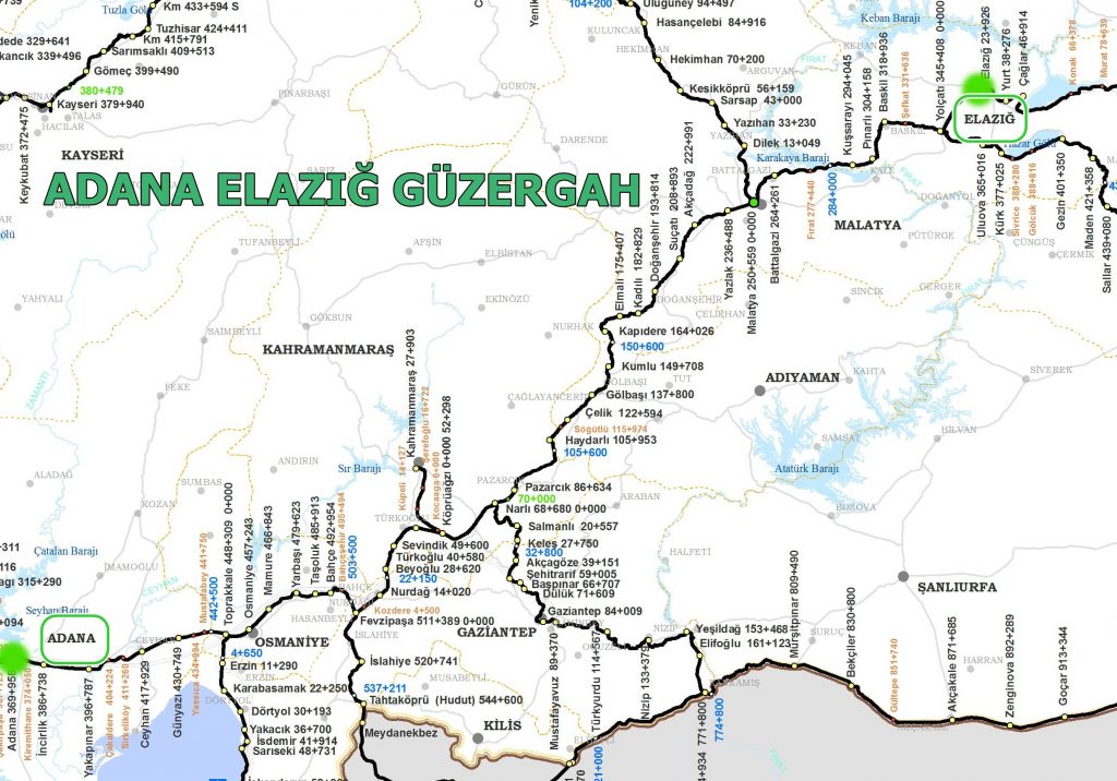 Elazığ Adana TRen