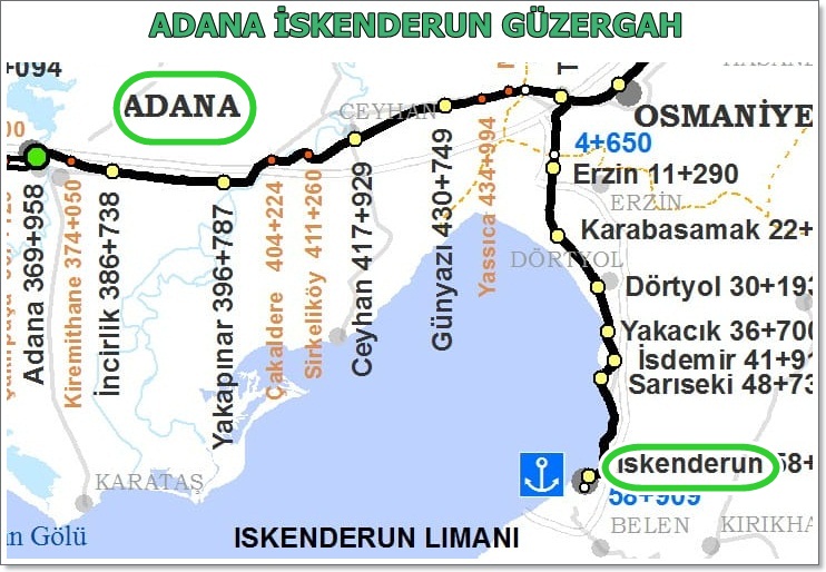 Adana İskenderun Tren