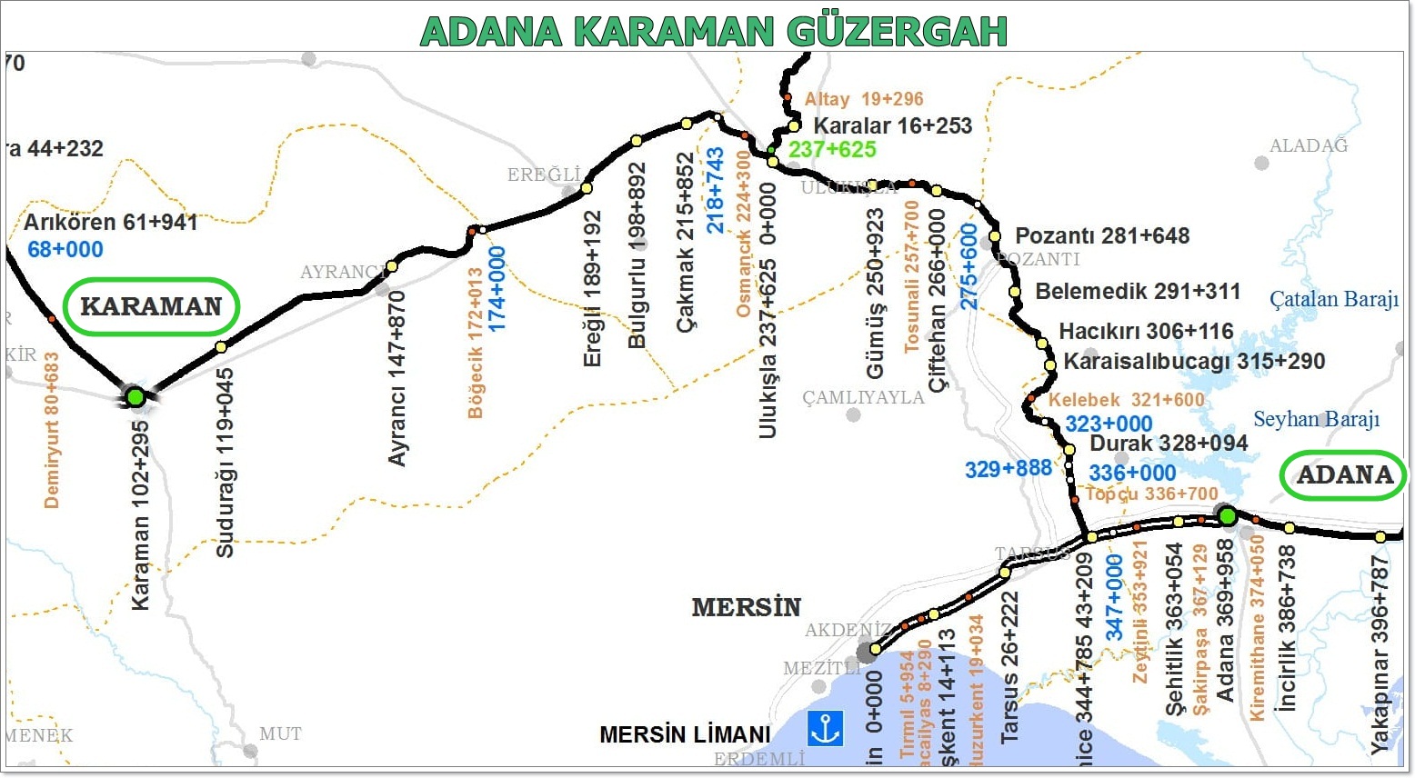 Adana Karaman Tren