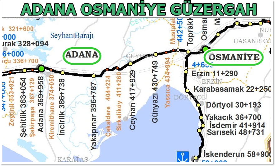 Adana Osmaniye Tren