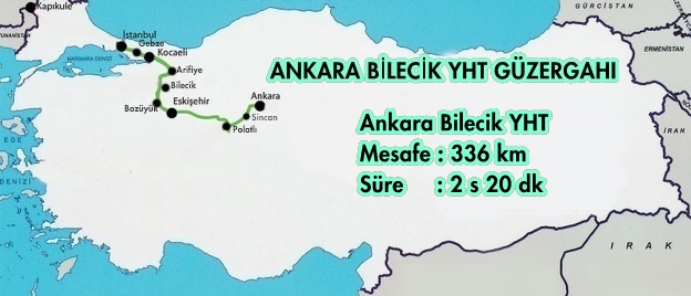 ankara bilecik hızlı tren