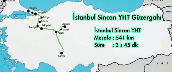 İstanbul Sincan Tren