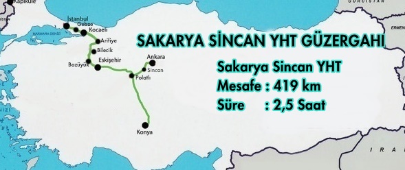 adapazarı sincan tren