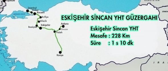 Eskişehir Sincan Tren