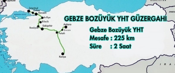 Gebze Bozüyük Tren