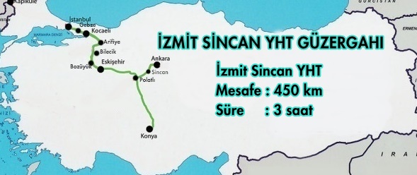 İzmit Sincan Tren