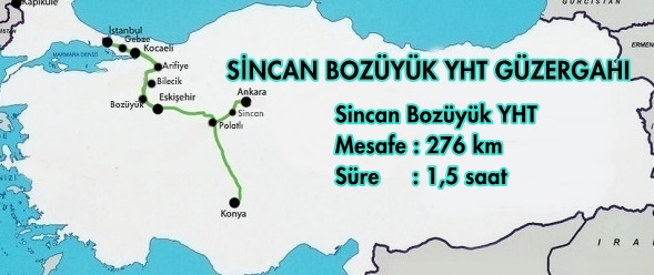 Bozüyük Sincan Tren