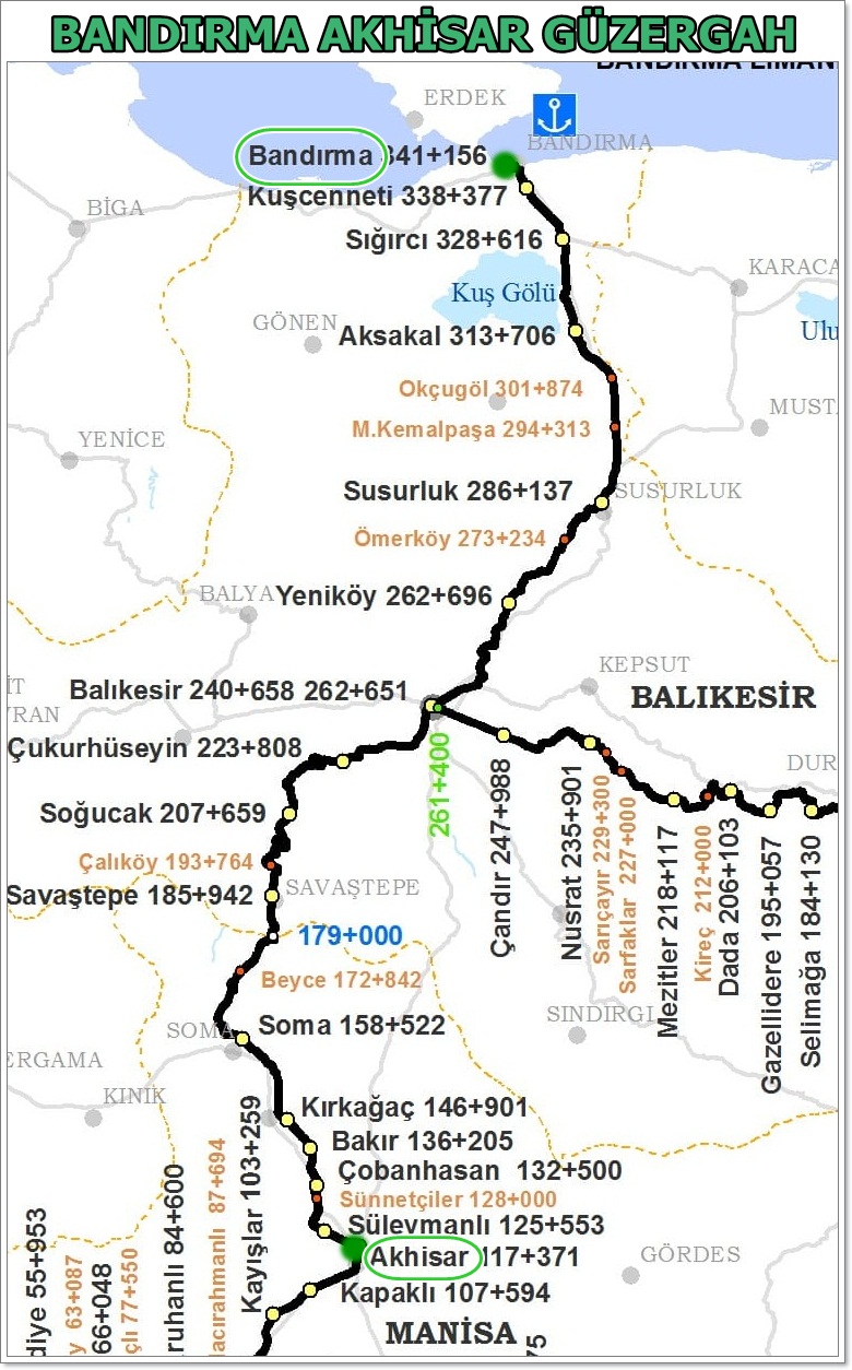 Akhisar Bandırma Tren