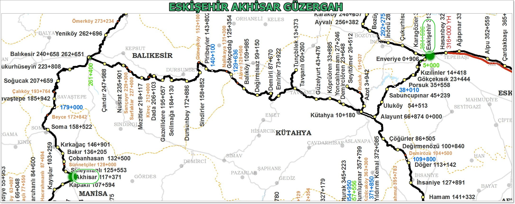 Eskişehir Akhisar Tren