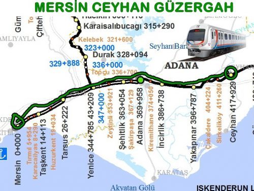 mersin ceyhan tren