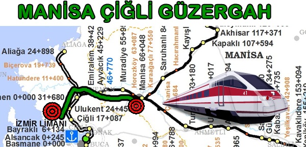 Manisa Çiğli Güzergah