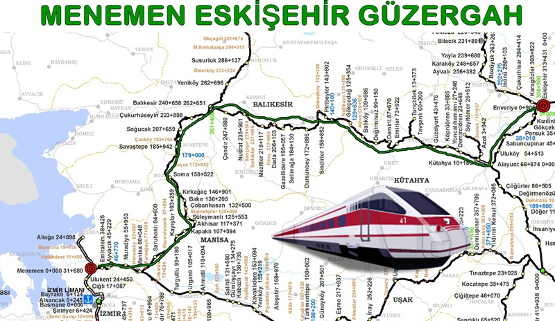 Eskişehir Menemen Tren