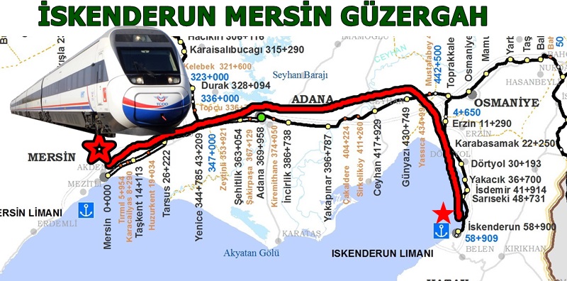 İskenderun Mersin Tren