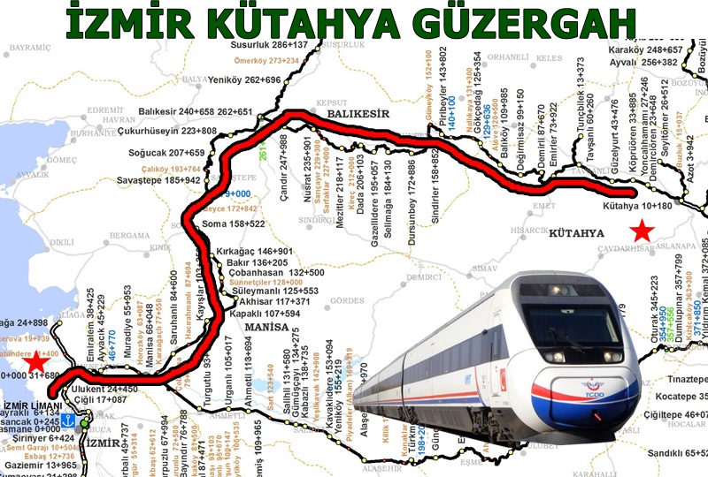 İzmir Kütahya Tren