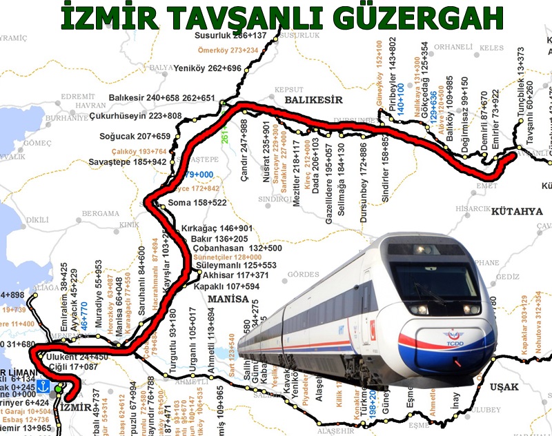 İzmir Tavşanlı Tren