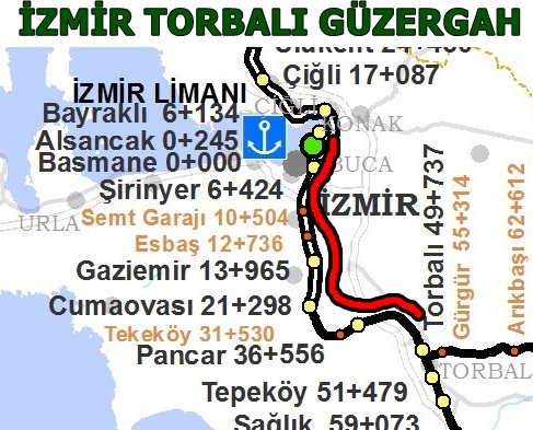 Torbalı İzmir Güzergah