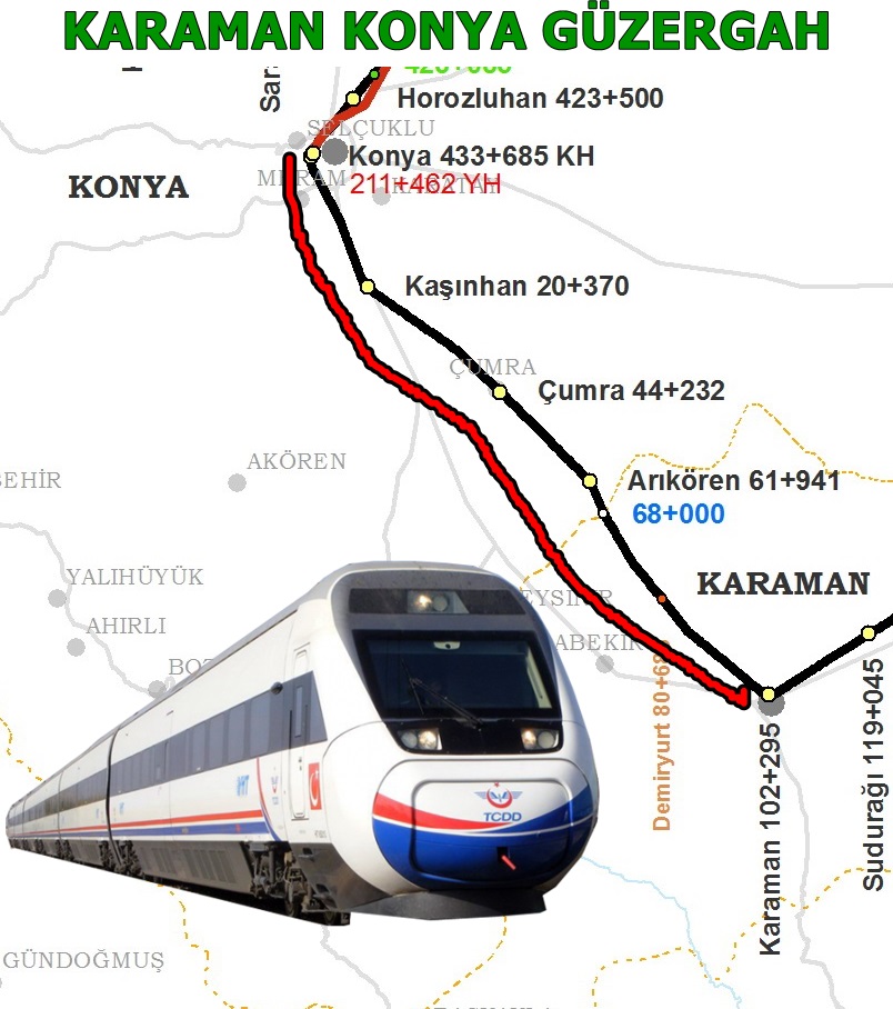 Karaman Konya TRen