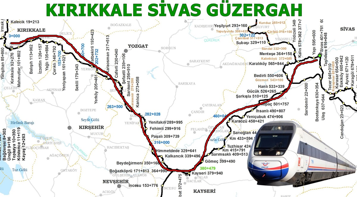 sivas kırıkkale tren