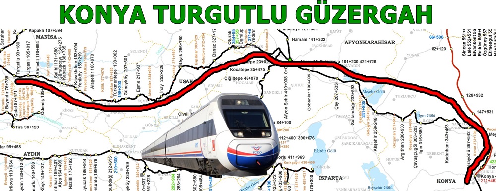 konya turgutlu tren