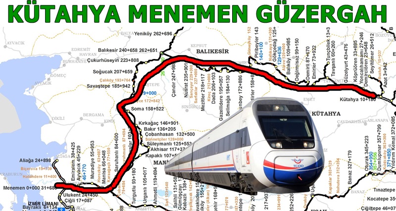 kütahya menemen tren