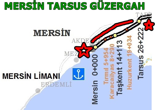 mersin tarsus tren