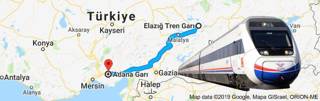 Adana Elazığ Tren