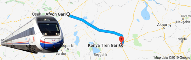 konya afyon tren