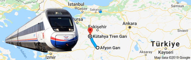 kütahya afyon tren