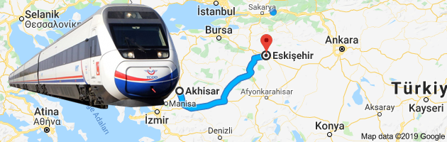 Akhisar Eskişehir Tren