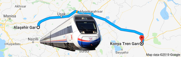 Alaşehir Konya Tren