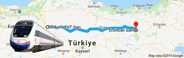 ankara Erzincan tren