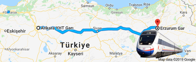 Erzurum Ankara Tren