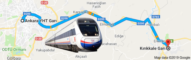 Kırıkkale Ankara Tren