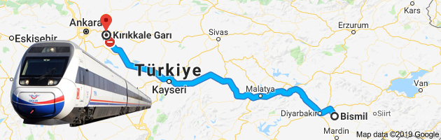 Kırıkkale Bismil Tren