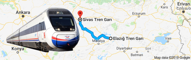 Elazığ Sivas Tren