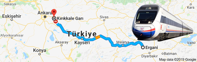 Ergani Kırıkkale Tren