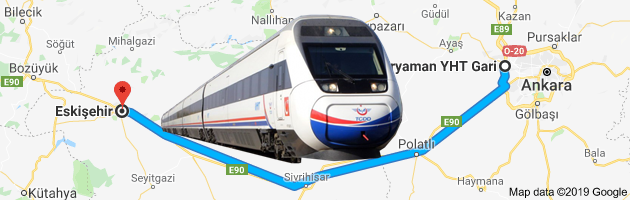 Eryaman Eskişehir Tren