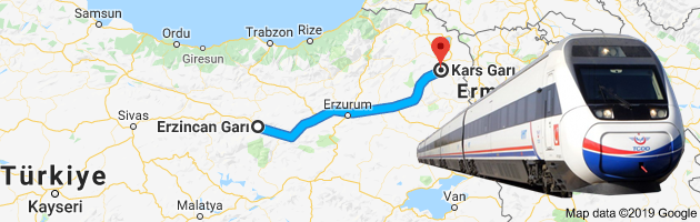 Kars Erzincan Tren