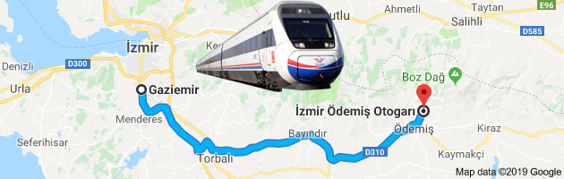 Gaziemir Ödemiş Tren