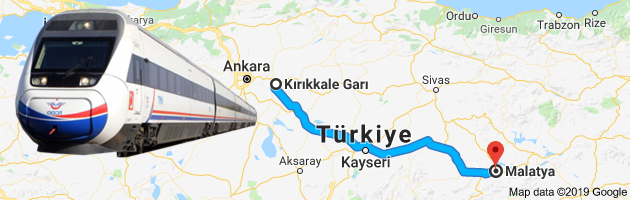Kırıkkale Malatya Tren