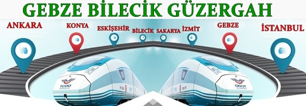 Gebze bilecik Tren